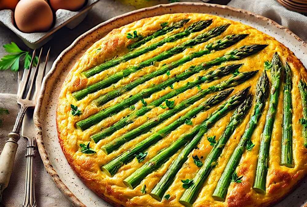 Frittata di asparagi verdi