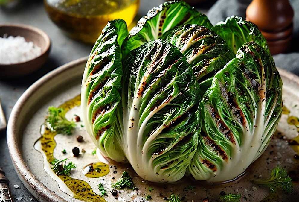 Radicchio verde grigliato