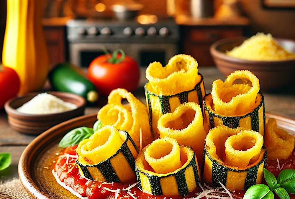 Zucchine Gialle Croccanti con Salsa di Pomodoro
